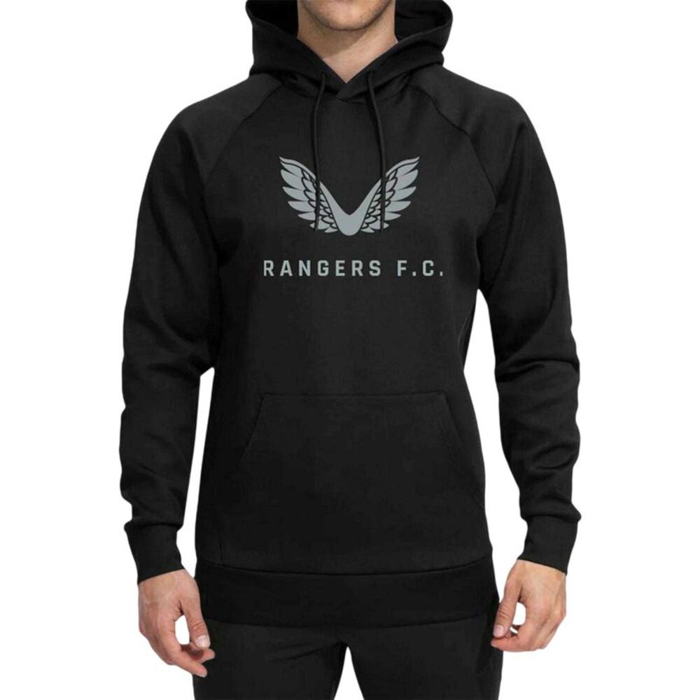 Castore Mens Rangers FC Pullover Hoodie / Black